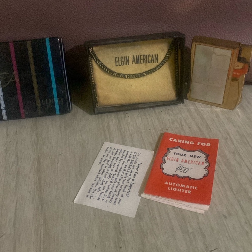 Elgin American Mother of Pearl Lighter